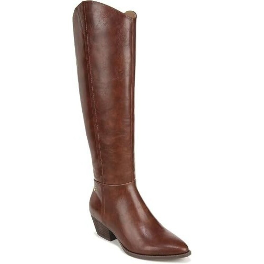 LifeStride Women's Reese Western Tall Riding Boots Size 11 Chestnut Block Heel